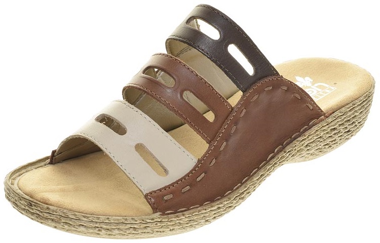 

Шлепанцы Rieker 65835-60 36р коричневые