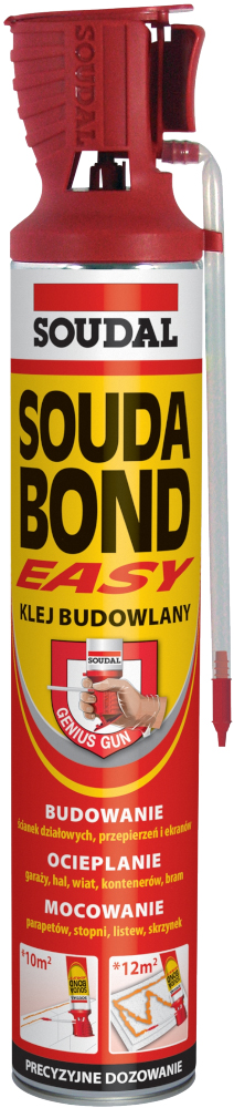 

Пена-клей универсальная с аппликатором Soudal 750 мл оранжевый Soudabond Easy GG [000010000000802EVB]