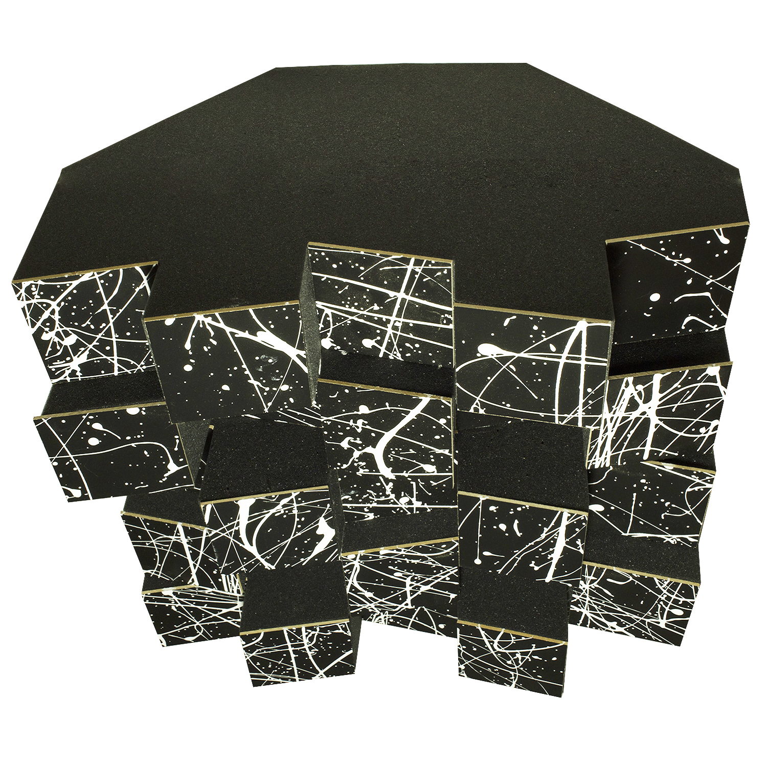 

Басовая ловушка Bass trap Ecodiff foam Picasso black 300 50х50 см Черный