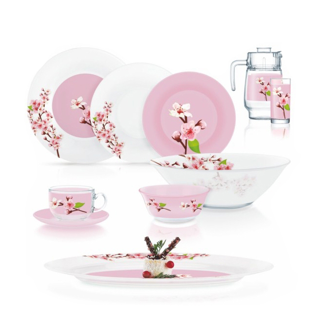 

Столовый сервиз Ambi Rose Garden 46 предметов Luminarc Q0926