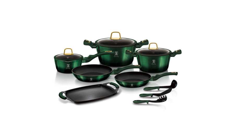 

Набор посуды 14 предметов Berlinger Haus Emerald Collection BH-6066