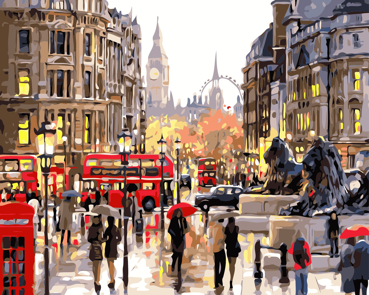 

Картина за номерами "Типовий Лондон" ArtStory 50х40 см Разноцветный 000169186