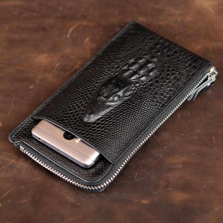 

Портмоне мужское кожаное Baellerry Case Alligator