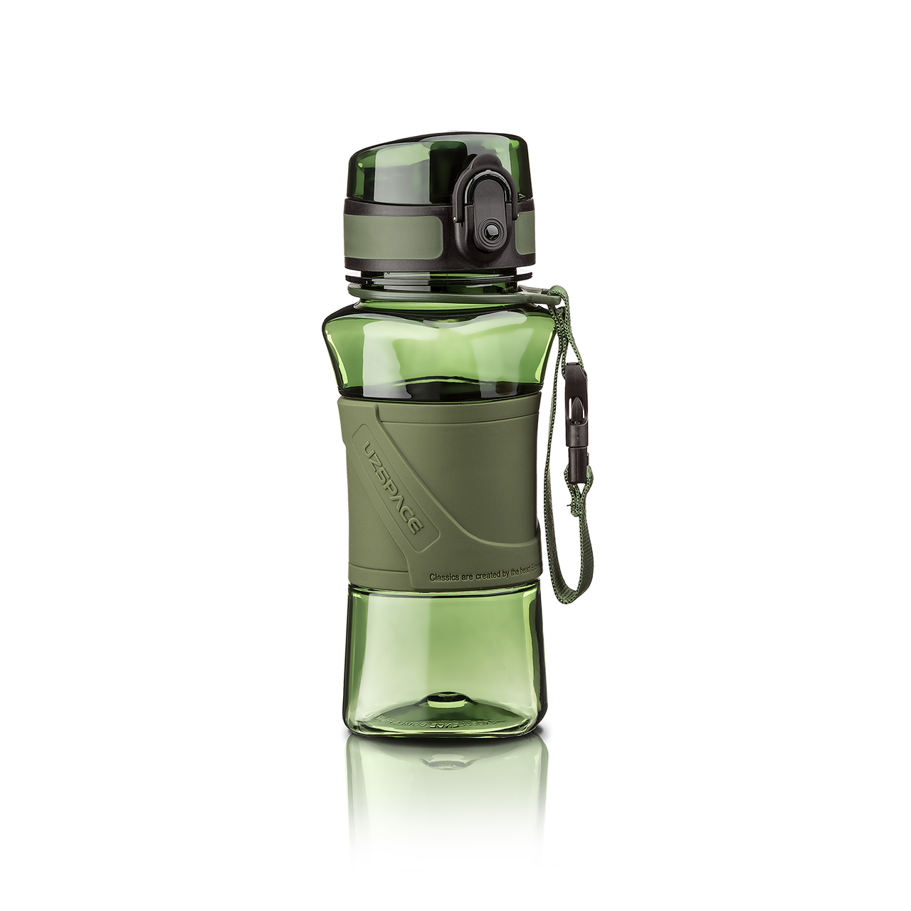 

Бутылка для воды Uzspace Twisted Glance-Tritan 350мл 6009 Green