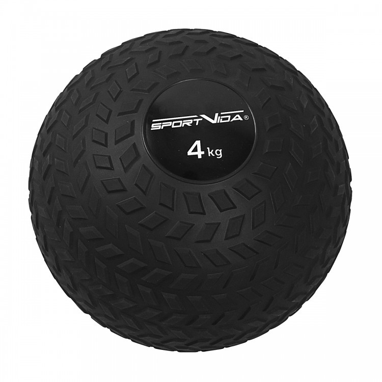 

Слембол (медичний м'яч) для кросфіту SportVida Slam Ball 4 кг Black (SV-HK0346)