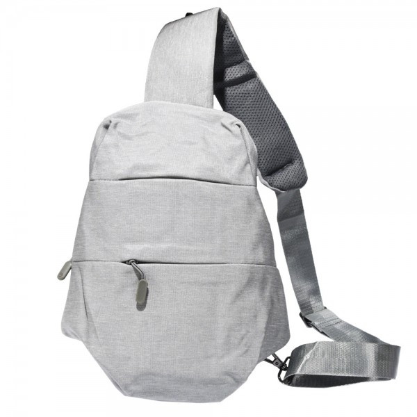 

Рюкзак городской Poso City Sling Gray 702202 серый