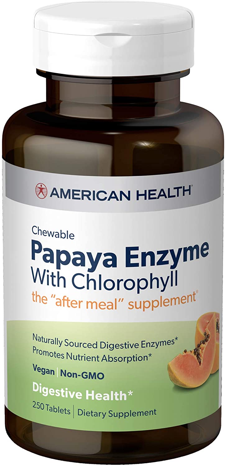 

American Health Papaya Enzyme with Chlorophyll 250 таблеток (4384303886)