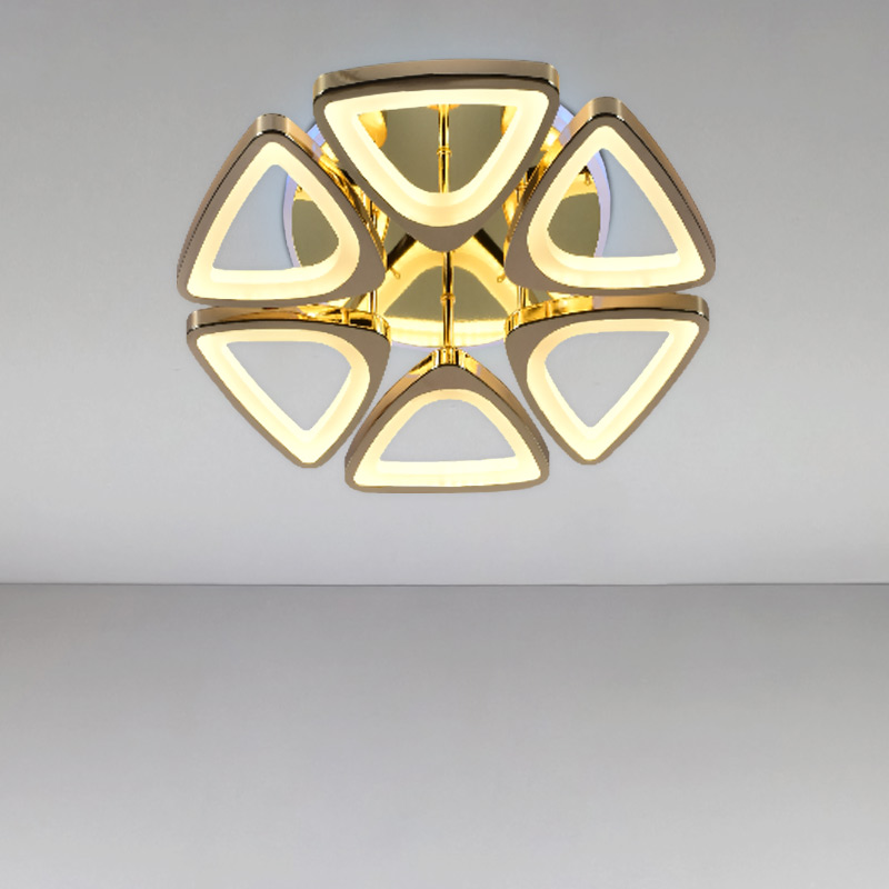 

Люстра стельова LED Light House SRS-16454/6 FGD (RGB) 120W+8W золото