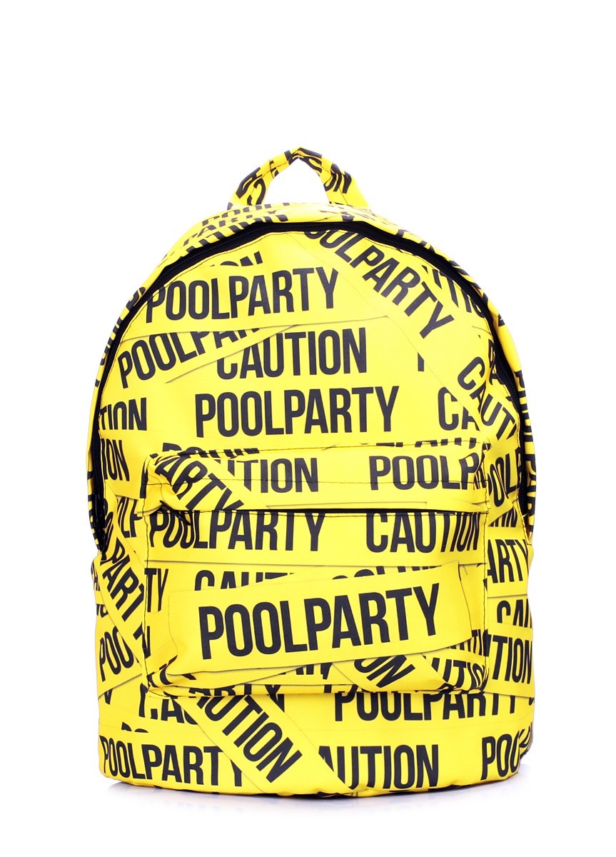 

Молодежный рюкзак Poolparty backpack-tape желтый