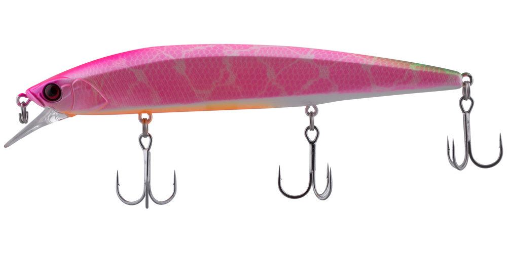 

Воблер Jackall Rerange 130SP 21,1г UV Secret Pink Tiger (арт.123416991857)