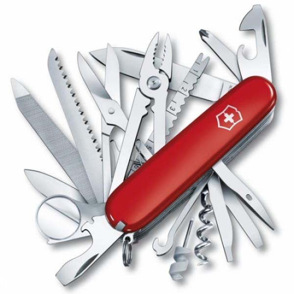 

Складной нож мультитул Victorinox SwissChamp Red 33 функции