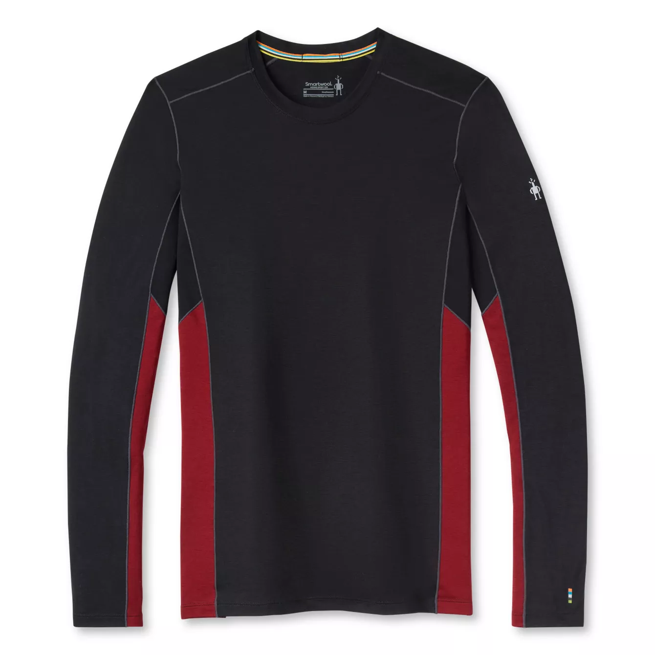 

Термофуболка мужская Smartwool Men's Merino Sport 150 Long Sleeve Crew, Tibetan Red Heather/Black,  (SW SW011537.E56, Термофуболка мужская Smartwool Men's Merino Sport 150 Long Sleeve Crew, Tibetan Red Heather/Black, M (SW SW011537.E56-M)