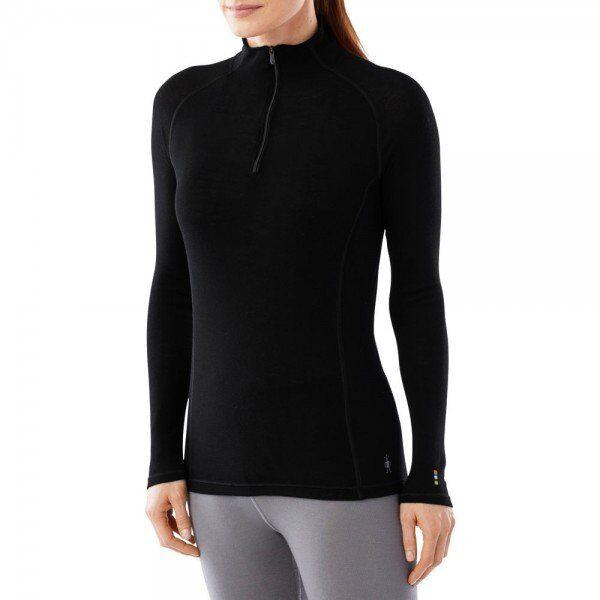 

Термофутболка женская Smartwool NTS Light 200 Zip T Black, L