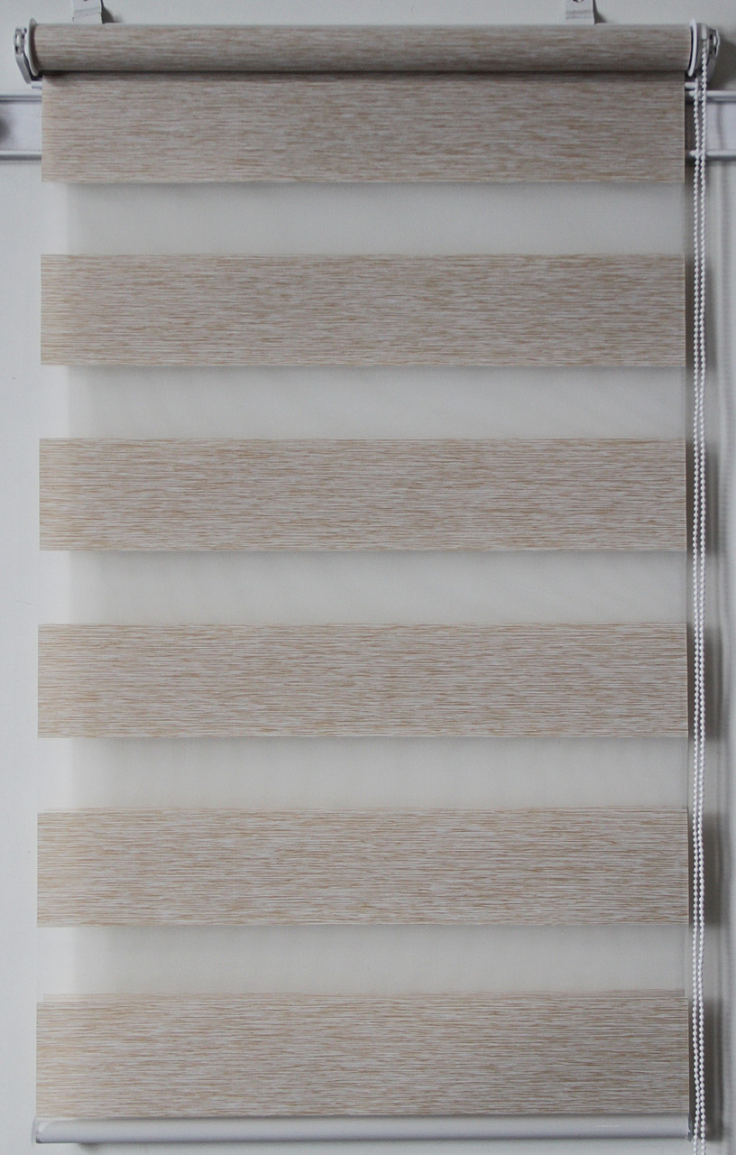 

Рулонная штора Miranda День-ночь BМ-1504 85*130 см Бежевый