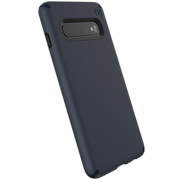 

​Антибактериальный противоударный чехол бампер Speck Presidio Pro Designed for Impact Samsung Galaxy S10 Plus + G975 Eclipse Blue/Carbon Black