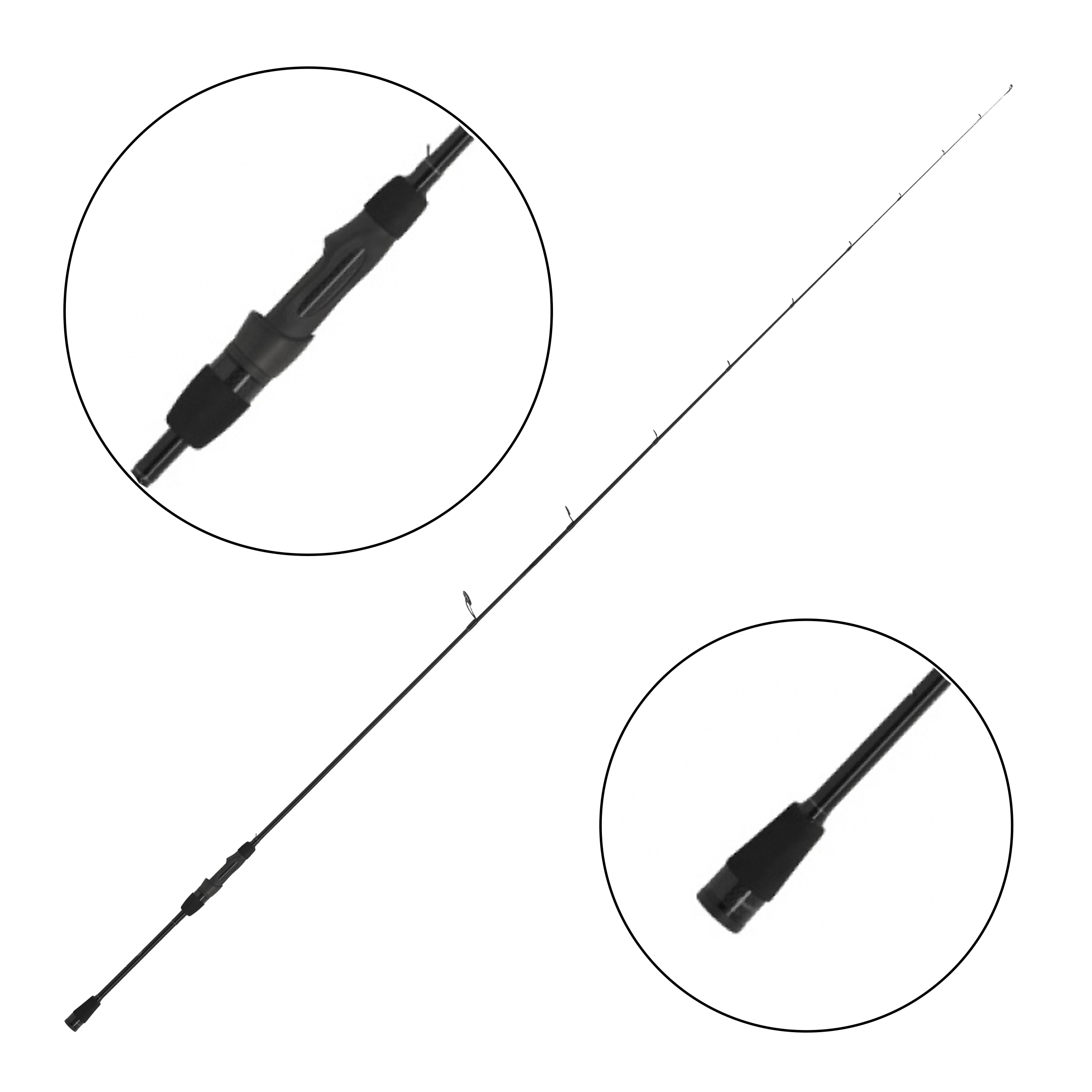 

Вудлище спінінгове WFT Penzill Black Spear Spin 1-5 g 180 cm 1 tlg (1D-B 280-180)