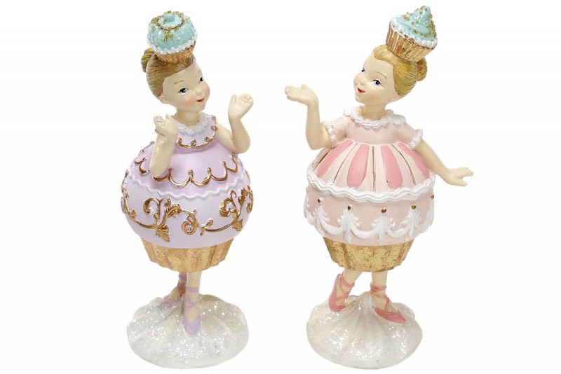 

Декоративная статуэтка Леди-Капкейк 17см 2шт/уп Bon 838-392