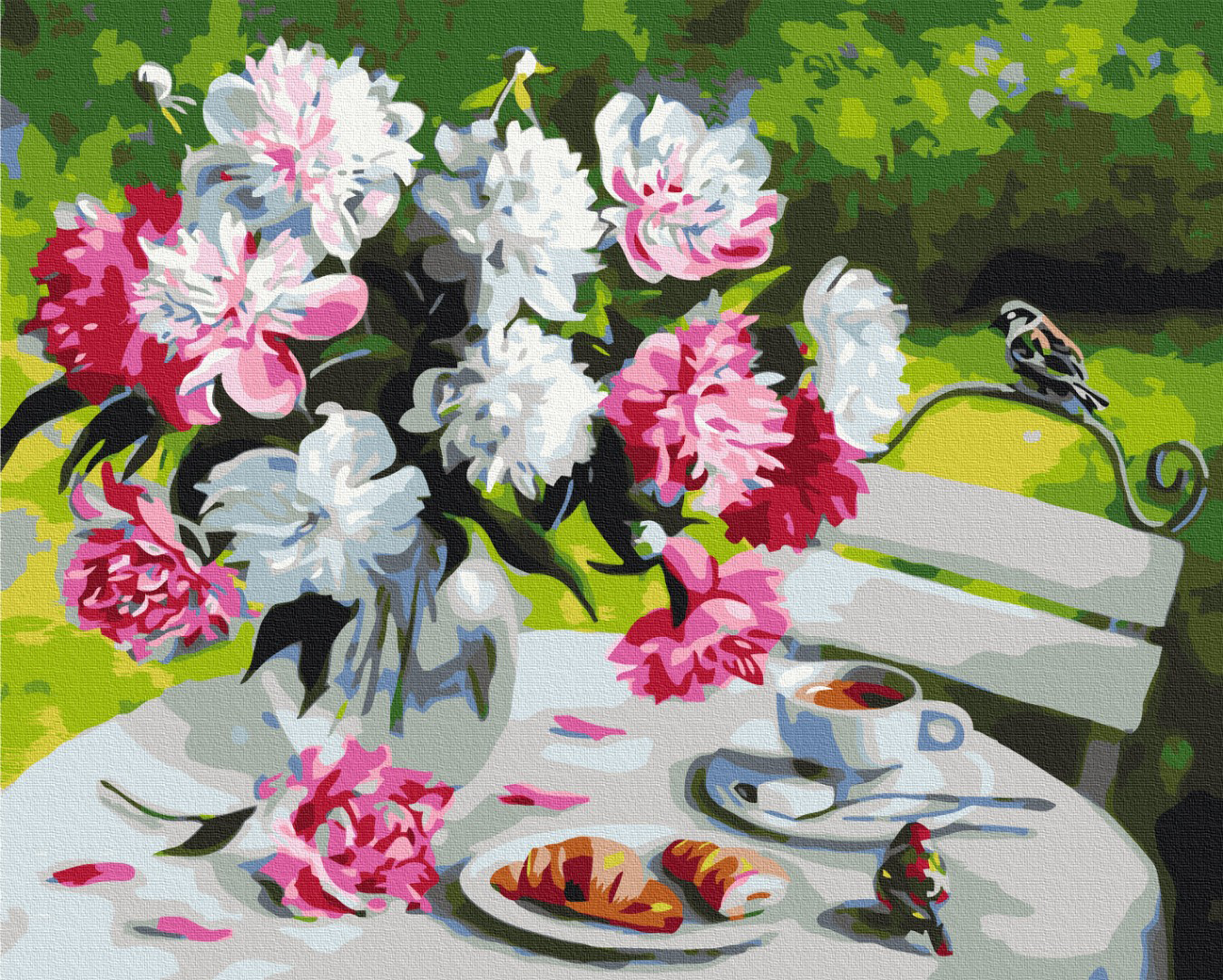 

Картина по номерам Brushme Завтрак с пионами 40 x 50 (BS29388)