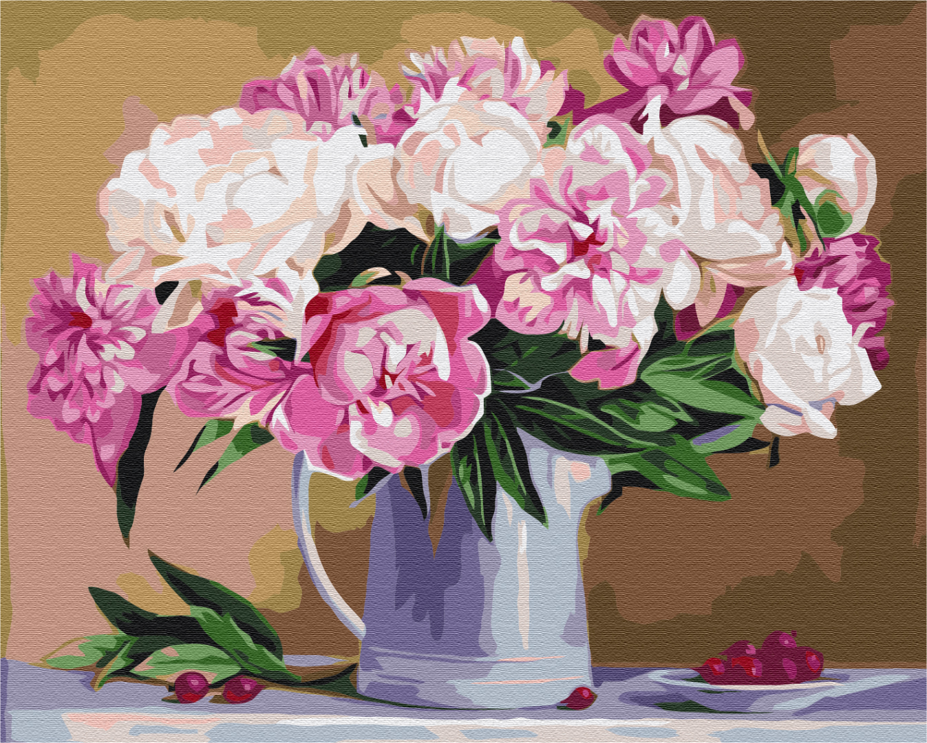 

Картина по номерам Brushme Натюрморт с пионами 40 x 50 (BS29775)