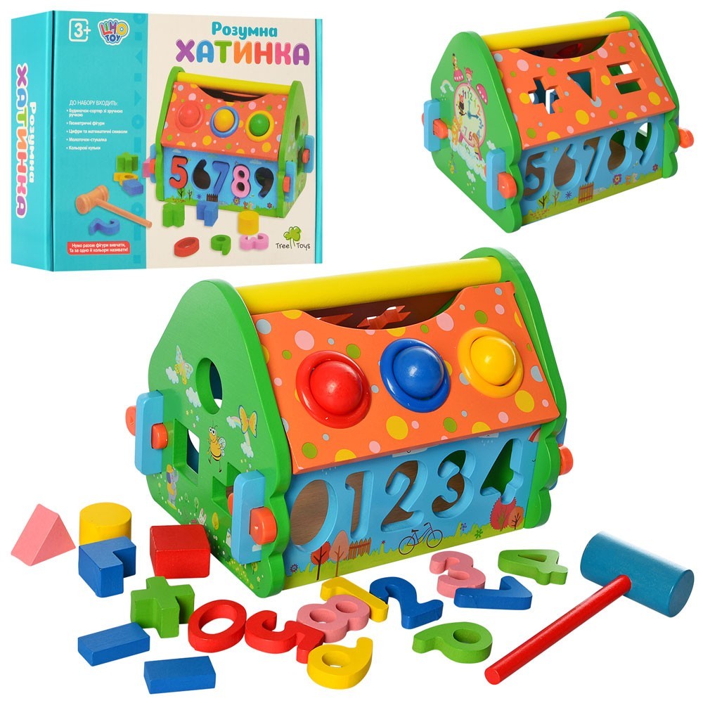 

Деревянная игрушка Стучалка Limo toy Разноцветная MD 2367