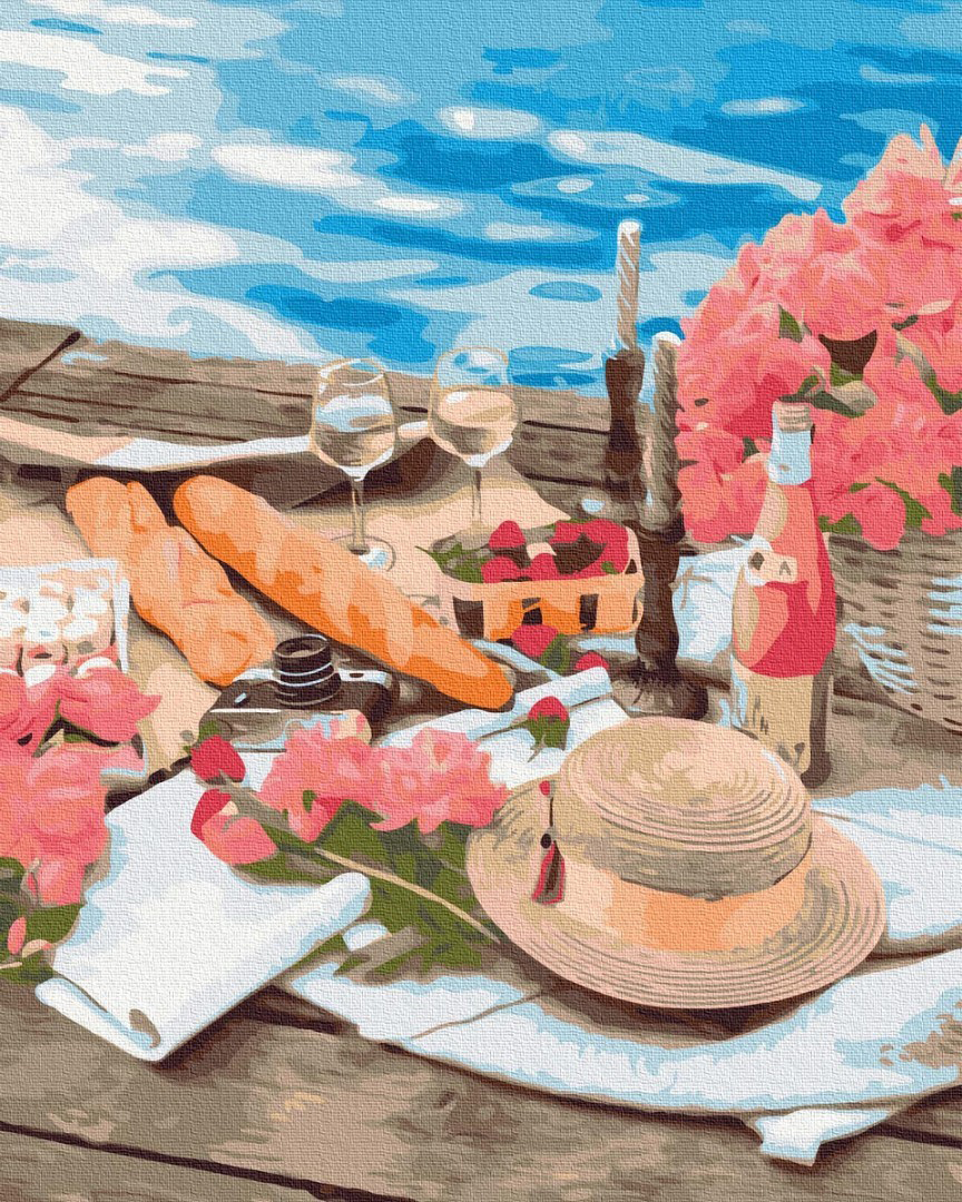 

Премиум картина по номерам Brushme Пикник рядом с морем 40 x 50 (PGX37555)