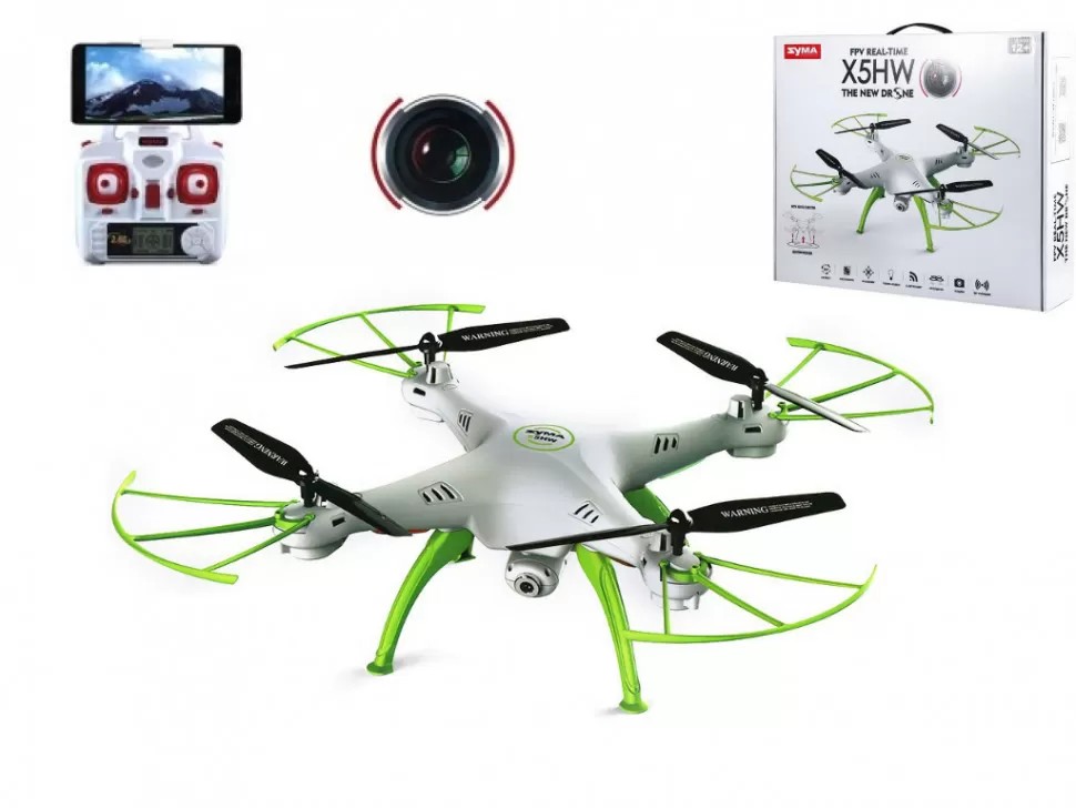 

Квадрокоптер на радиоуправлении Syma X5HW Белый (X5HW(WHITE))