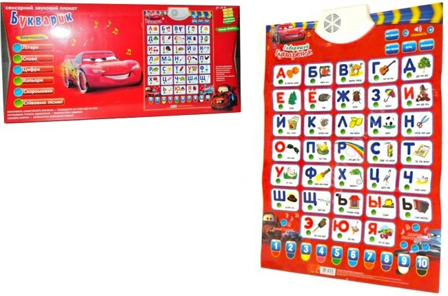 

Плакат обучающий METR+ Букварик 7290
