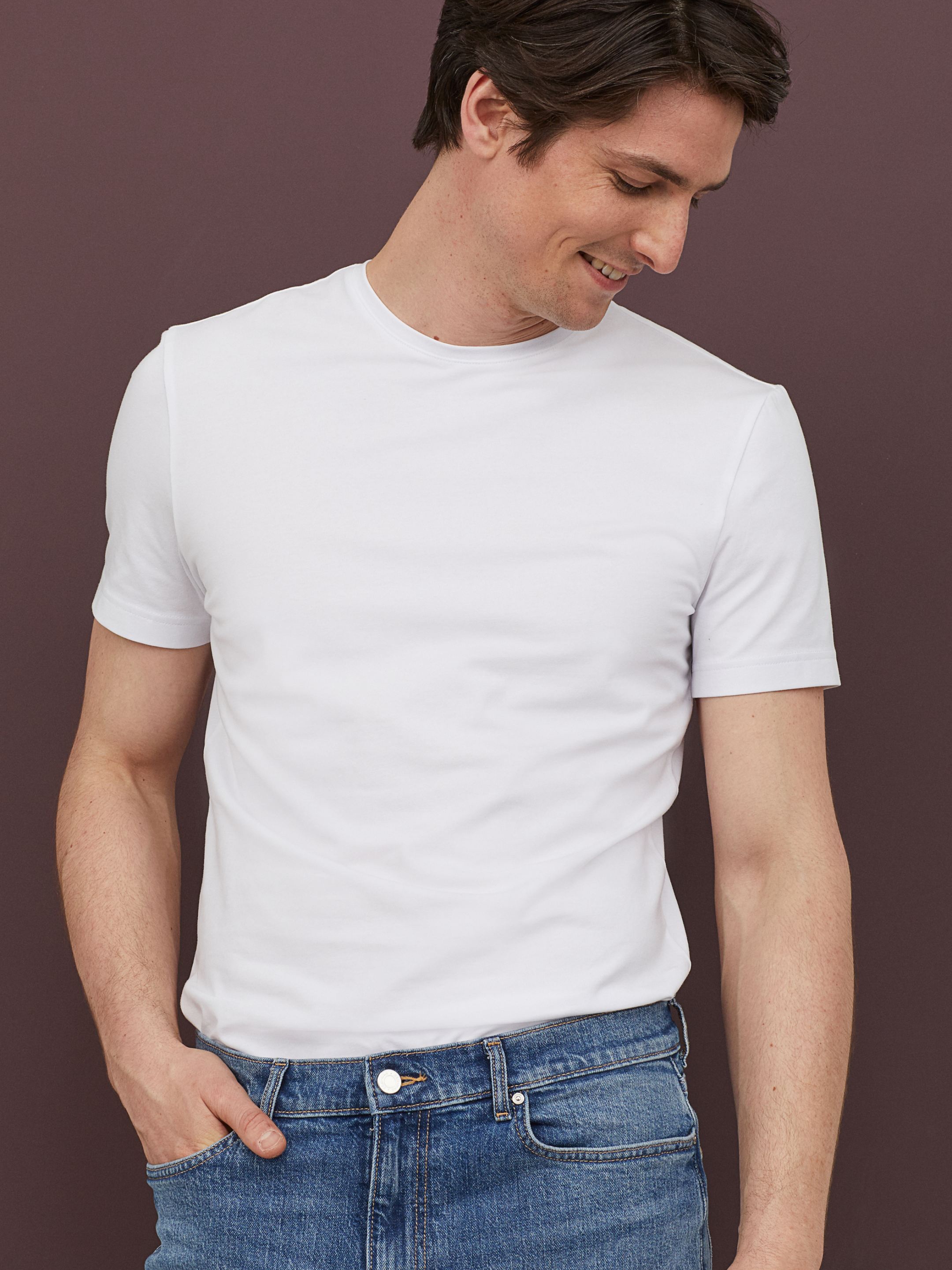 

Футболка H&M 5786308 XS Белая