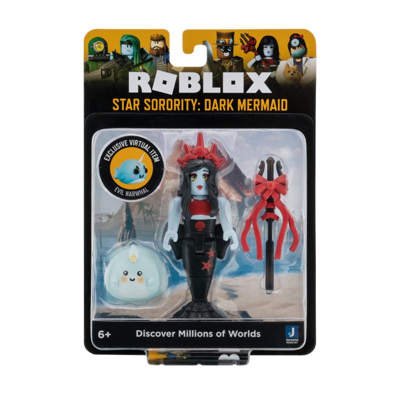 

Роблокс игровая фигурка Jazwares Roblox Core Figures Star Sorority: Dark Mermaid W7 (ROG0187)