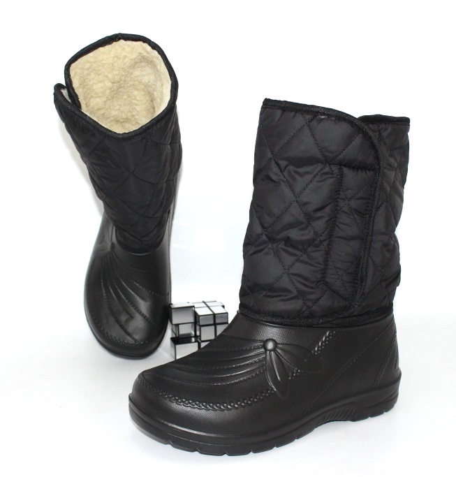 

Сапоги женские из ЭВА и плащёвки SeDO 37/38 23.5см черный