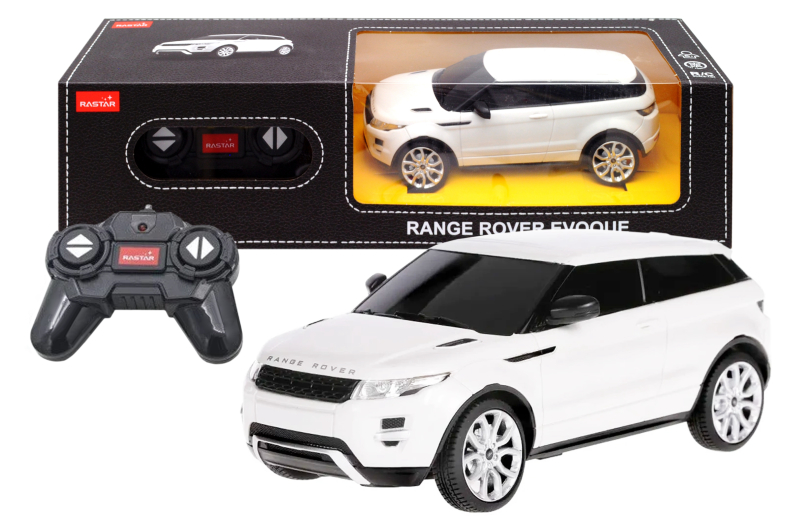 

Радіокеровані іграшки Rastar 1:24 Range Rover Evoque 385*12*10см Білий 46900