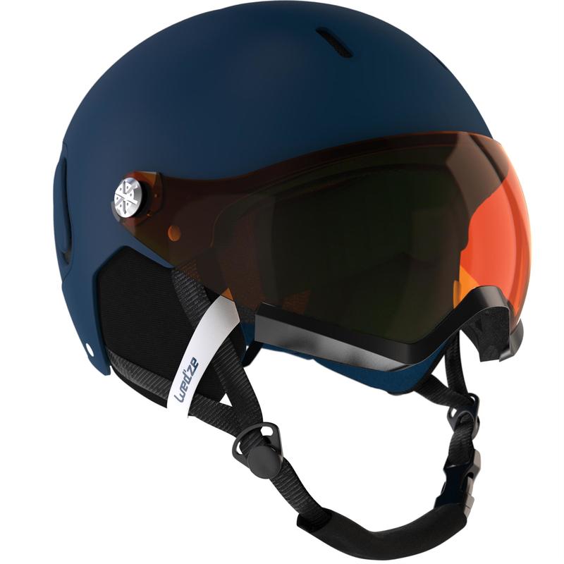 

Горнолыжный Шлем со Встроенной Маской WEDZE 150-FEEL M 56 - 59 см для Трассового Катания Синий