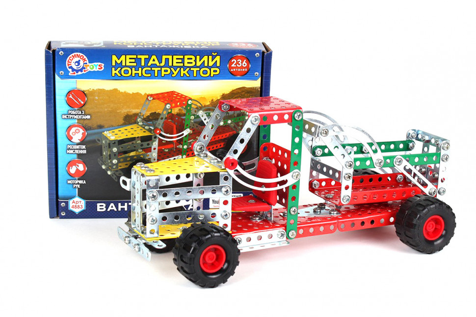 

Конструктор металлический "Грузовик" 4883