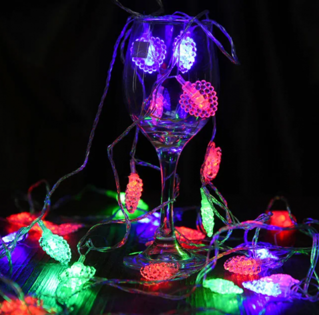 

Гирлянда 20 led "Листья" 4.5м, мультицветная (5717)