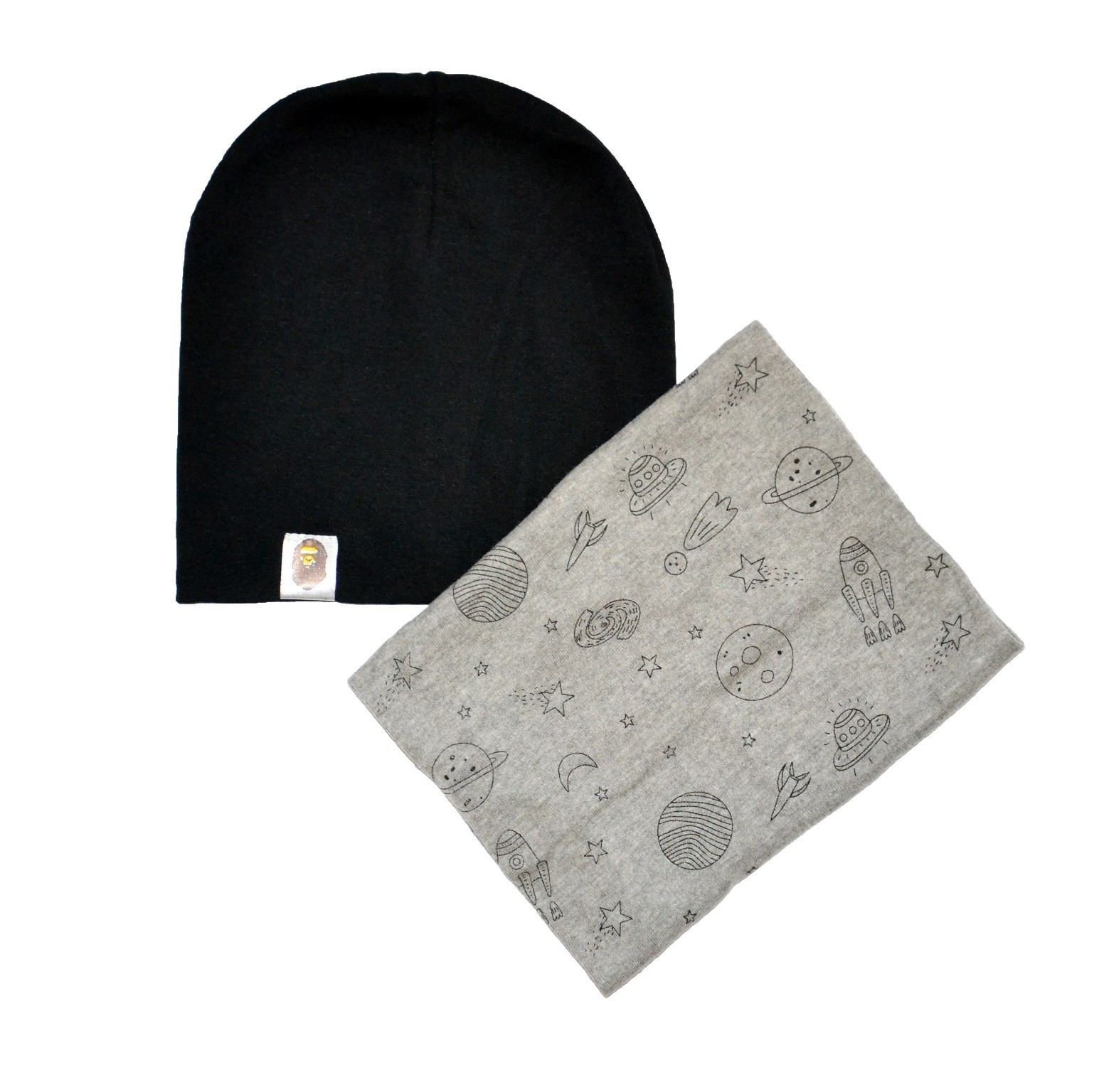 

Комплект Sweet Hats шапка и шарф-снуд космос черный 54 см (НУБ-01-368)