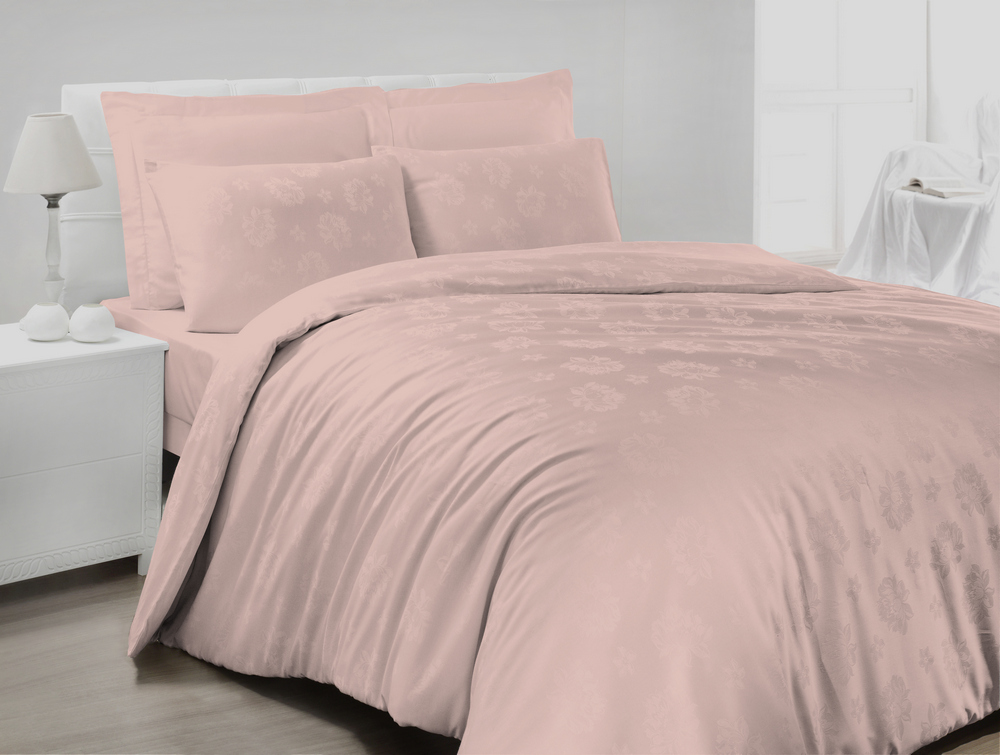 

Постельное белье Issimo Home Feeling Pink Семейный турция, жаккард