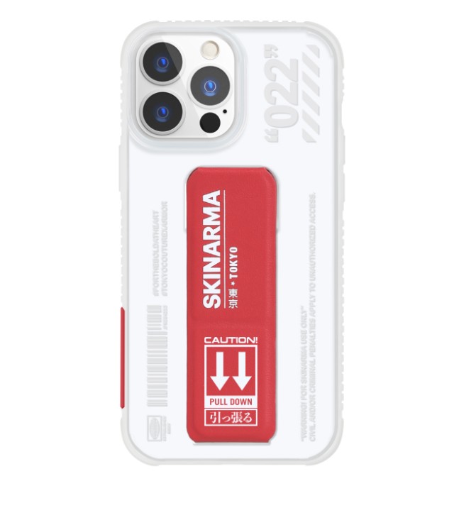 

Красно-прозрачный чехол Skinarma Taihi Sora для iPhone 13 Pro (6.1) Red