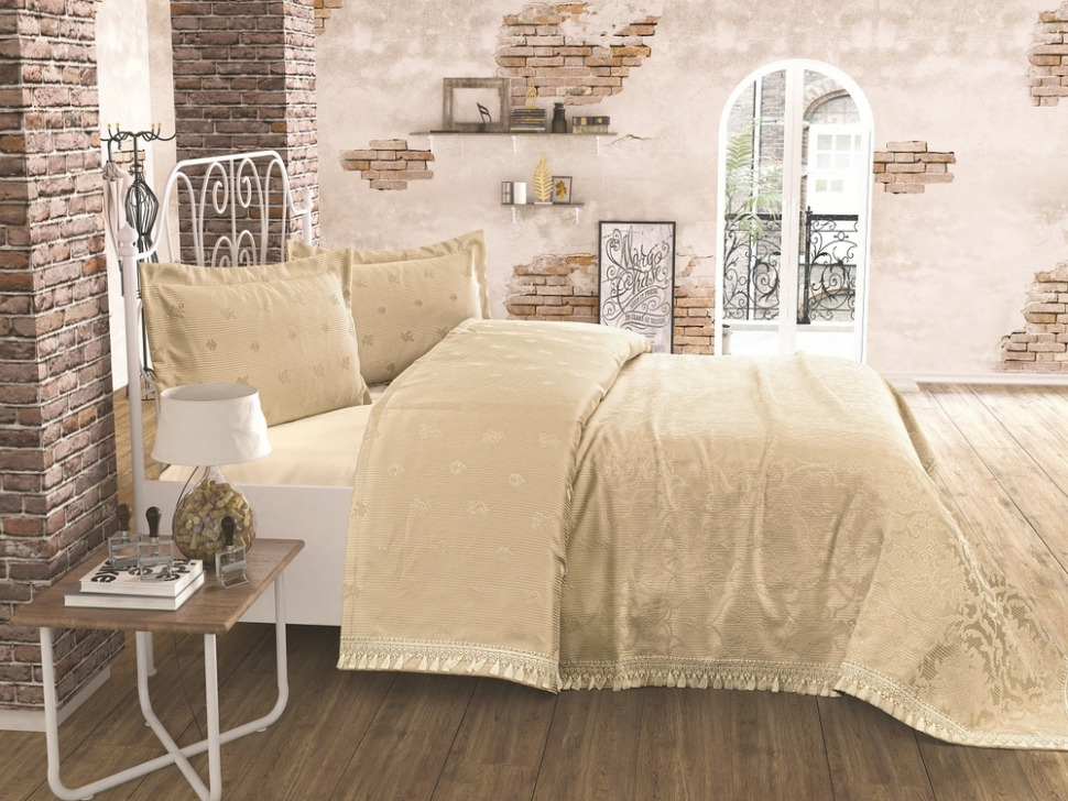 

Покрывало с наволочками Tropik home Alegra Beige 230x240 02003349