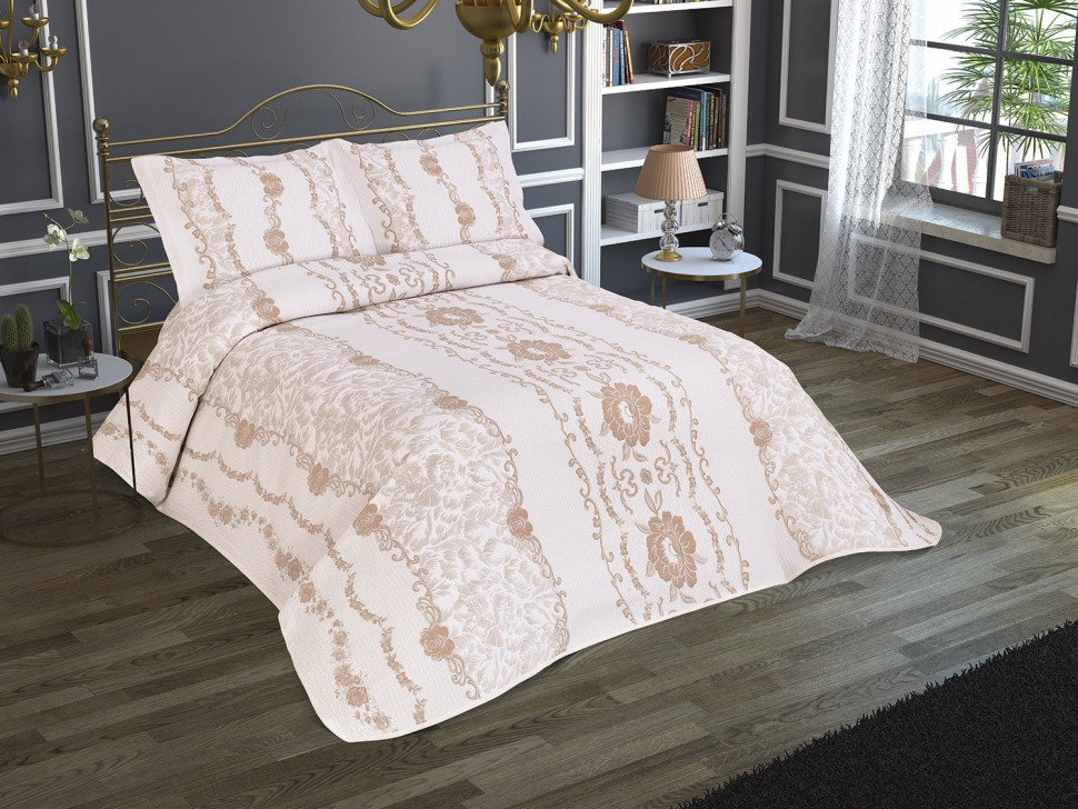 

Покрывало с наволочками Jackline Pano Fiore Somon 240x260 02003360