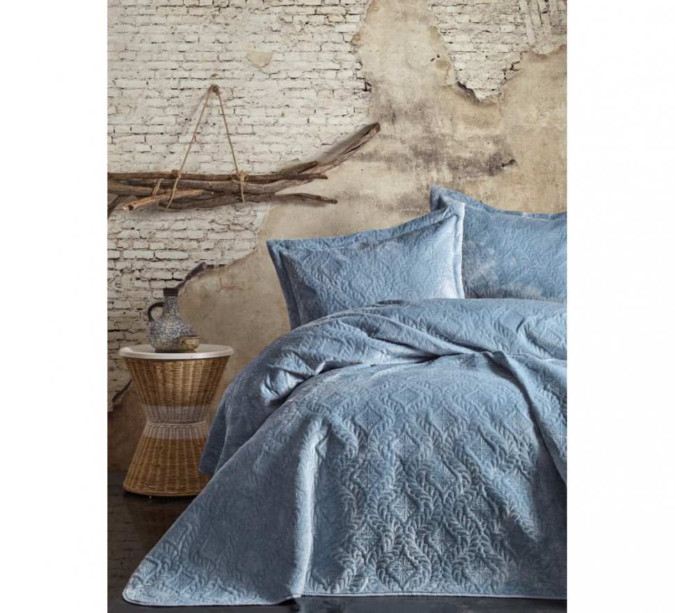 

Покрывало с наволочками Cotton Box Soft mavi 240x260 02007731