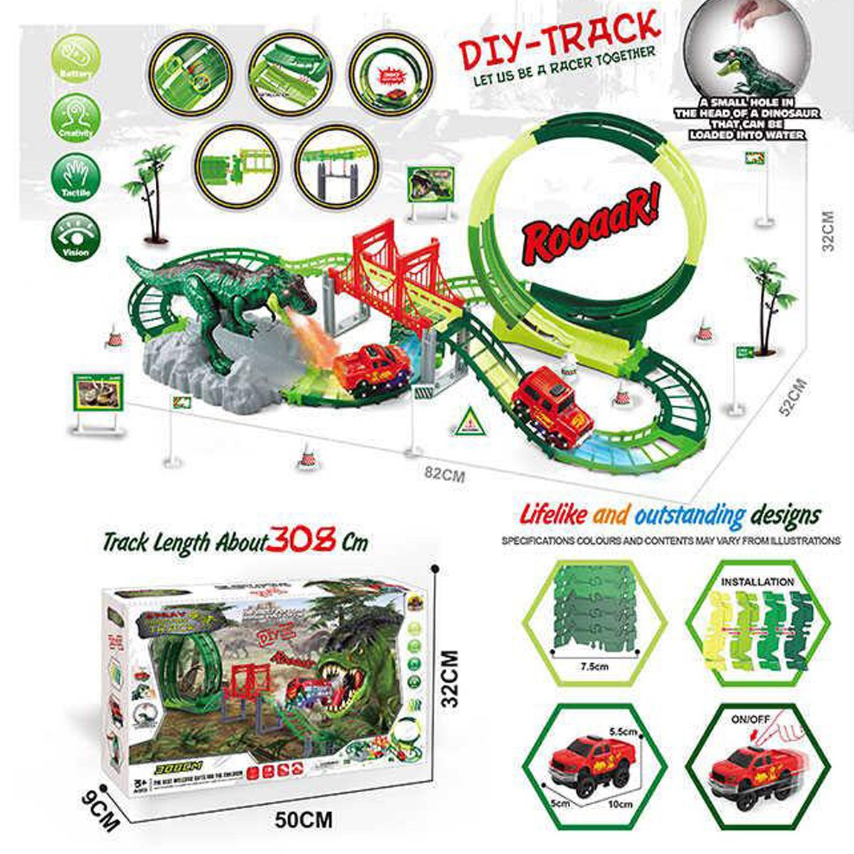 

Автотрек Dinosaur MiC (GD39A) (154644)