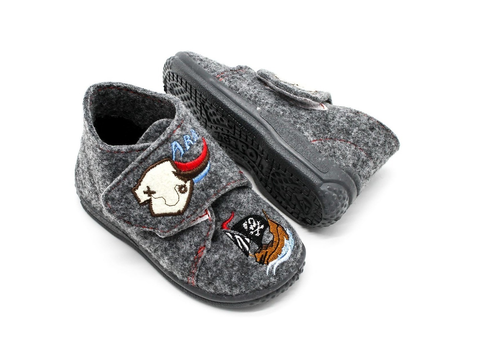 

Тапочки для мальчика zetpol Kuba 18 серый 7149