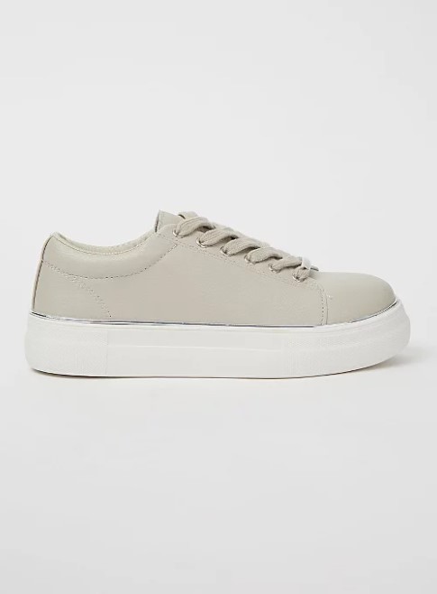 

Женские кроссовки ( 1 шт ) George серого цвета, на массивной белой подошве с шнурками, демисезонные 39 р. (24,5 см) 5039