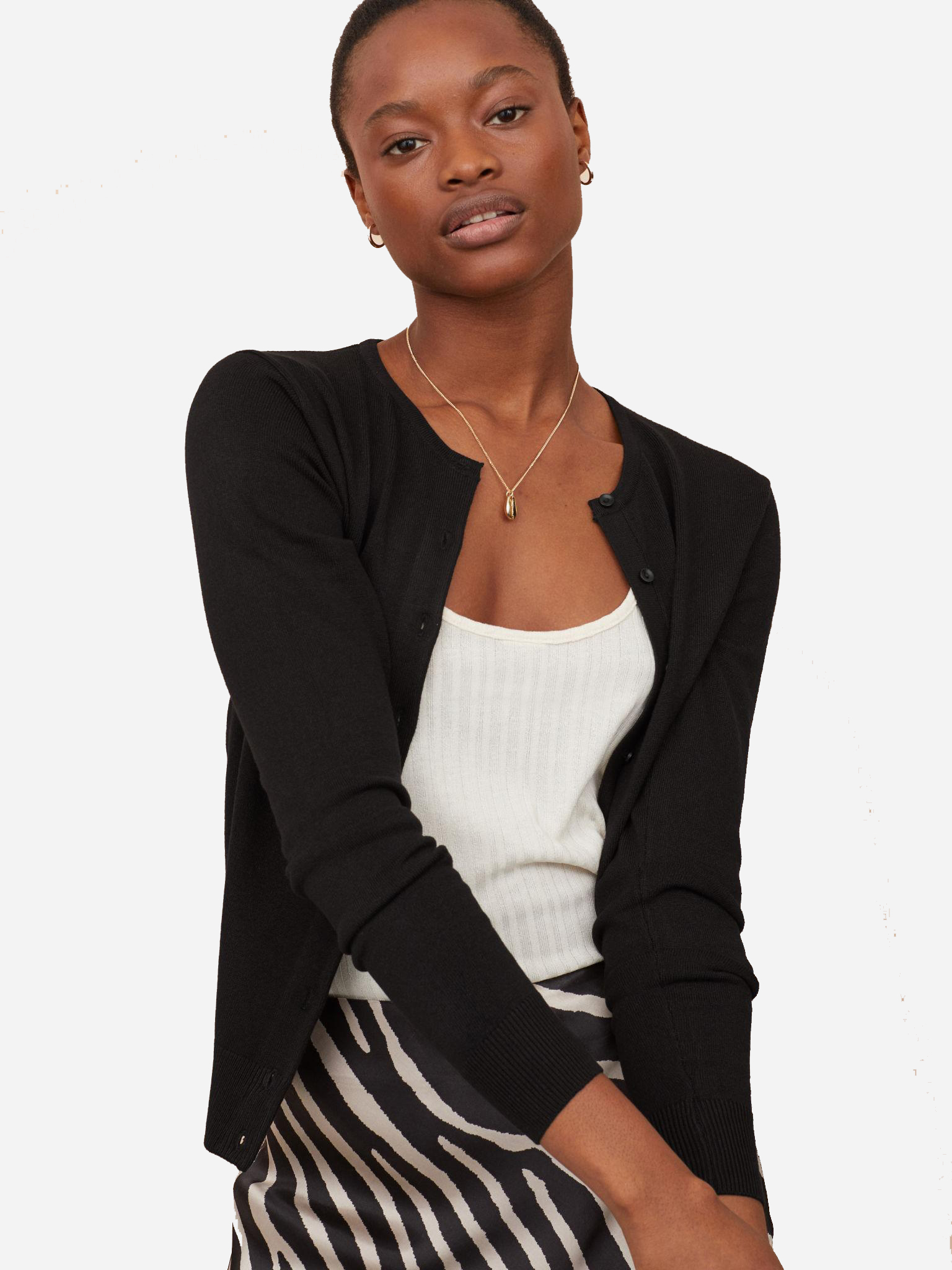 

Кардиган H&M XAZ141565HABD XL Черный