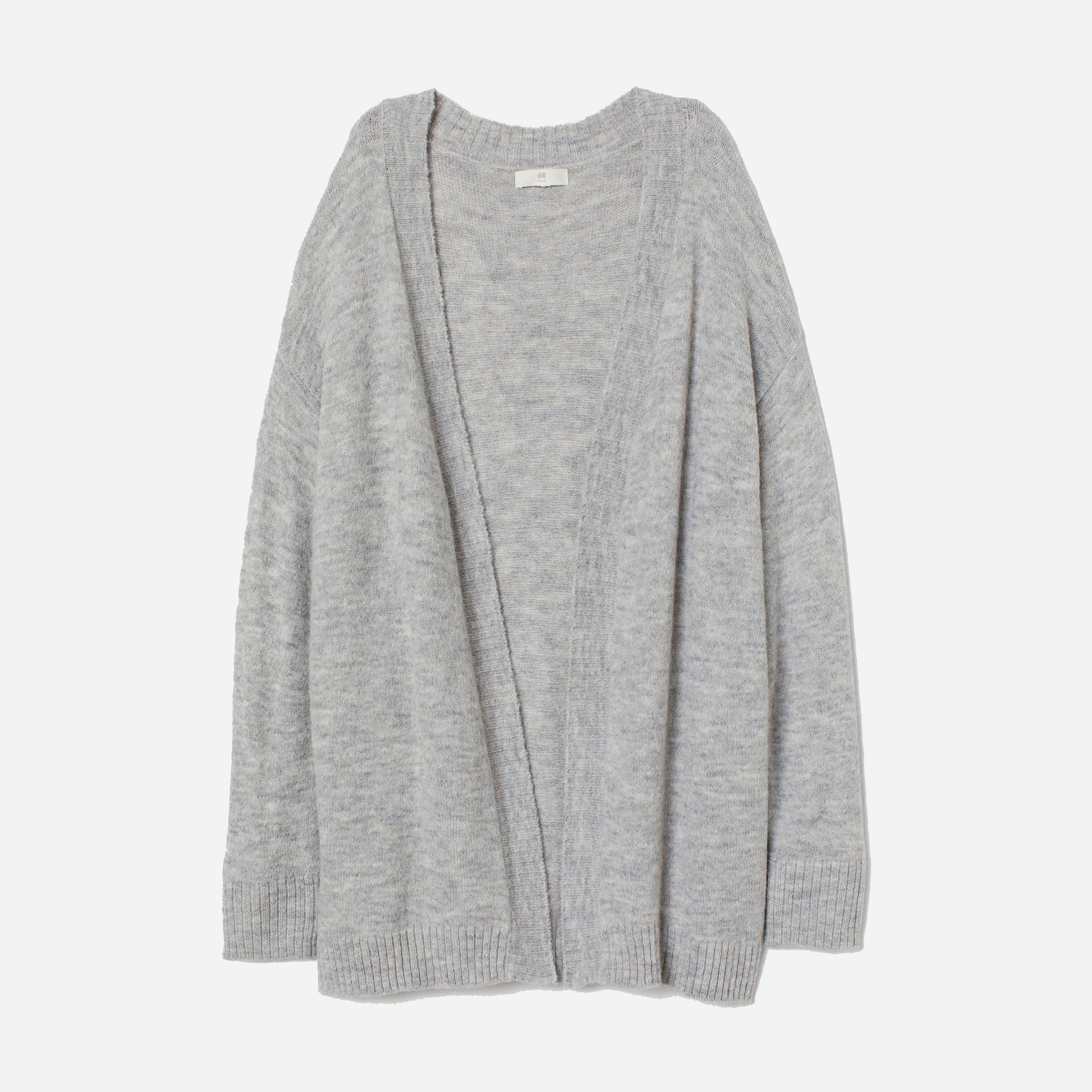 

Кардиган H&M 0793137-1  Серый, Кардиган H&M 0793137-1 XS Серый