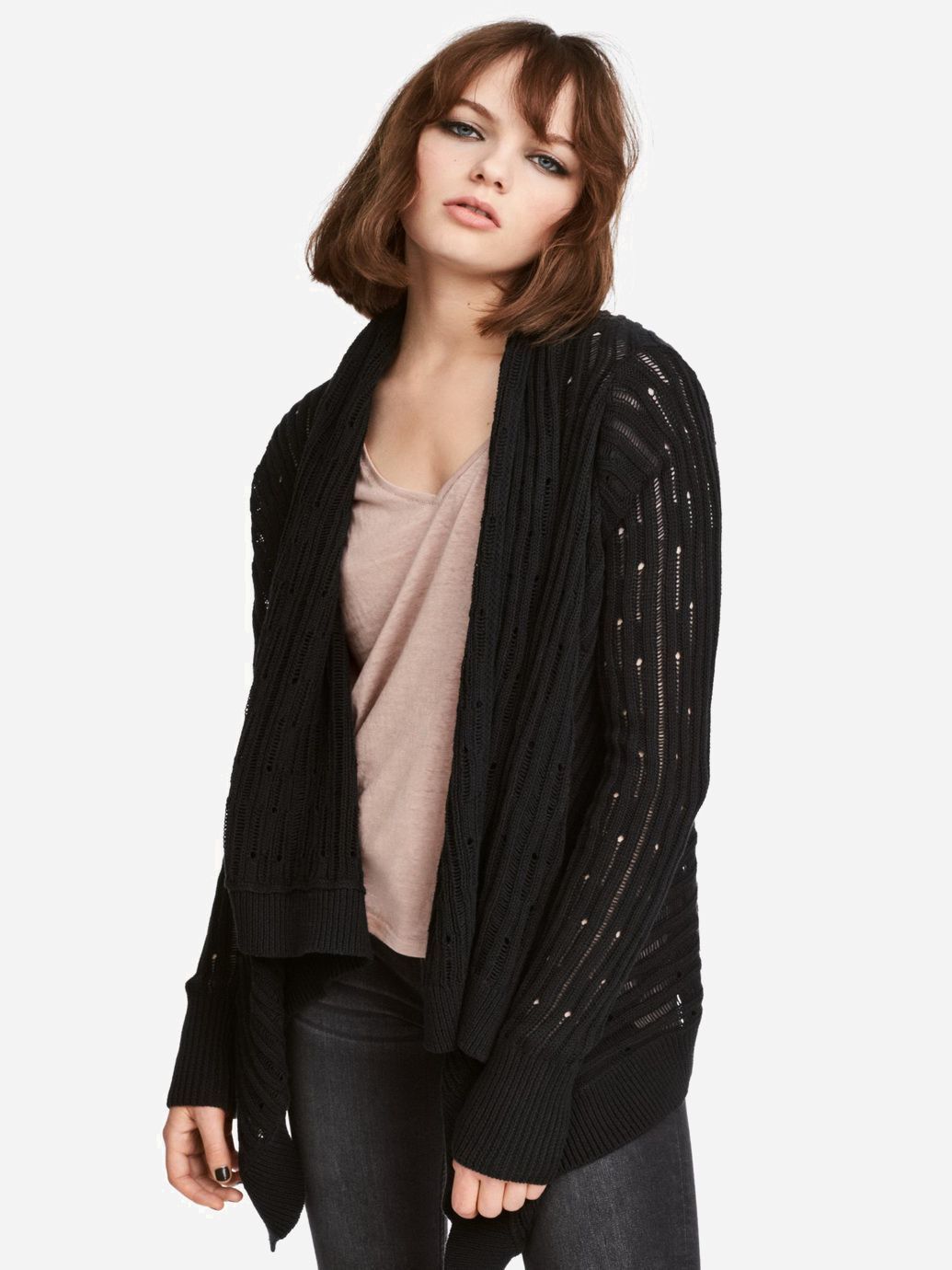 

Кардиган H&M 0453765-9  Черный, Кардиган H&M 0453765-9 XS Черный