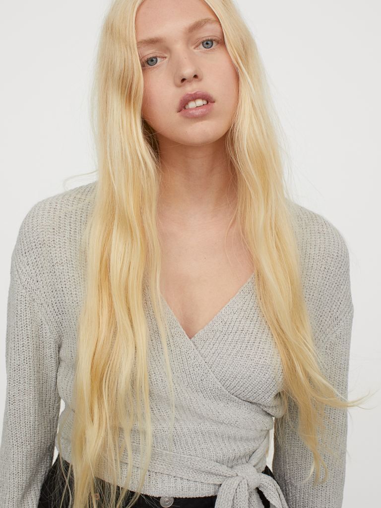 

Кардиган H&M 060842004  Серый с бежевым, Кардиган H&M 060842004 XS Серый с бежевым