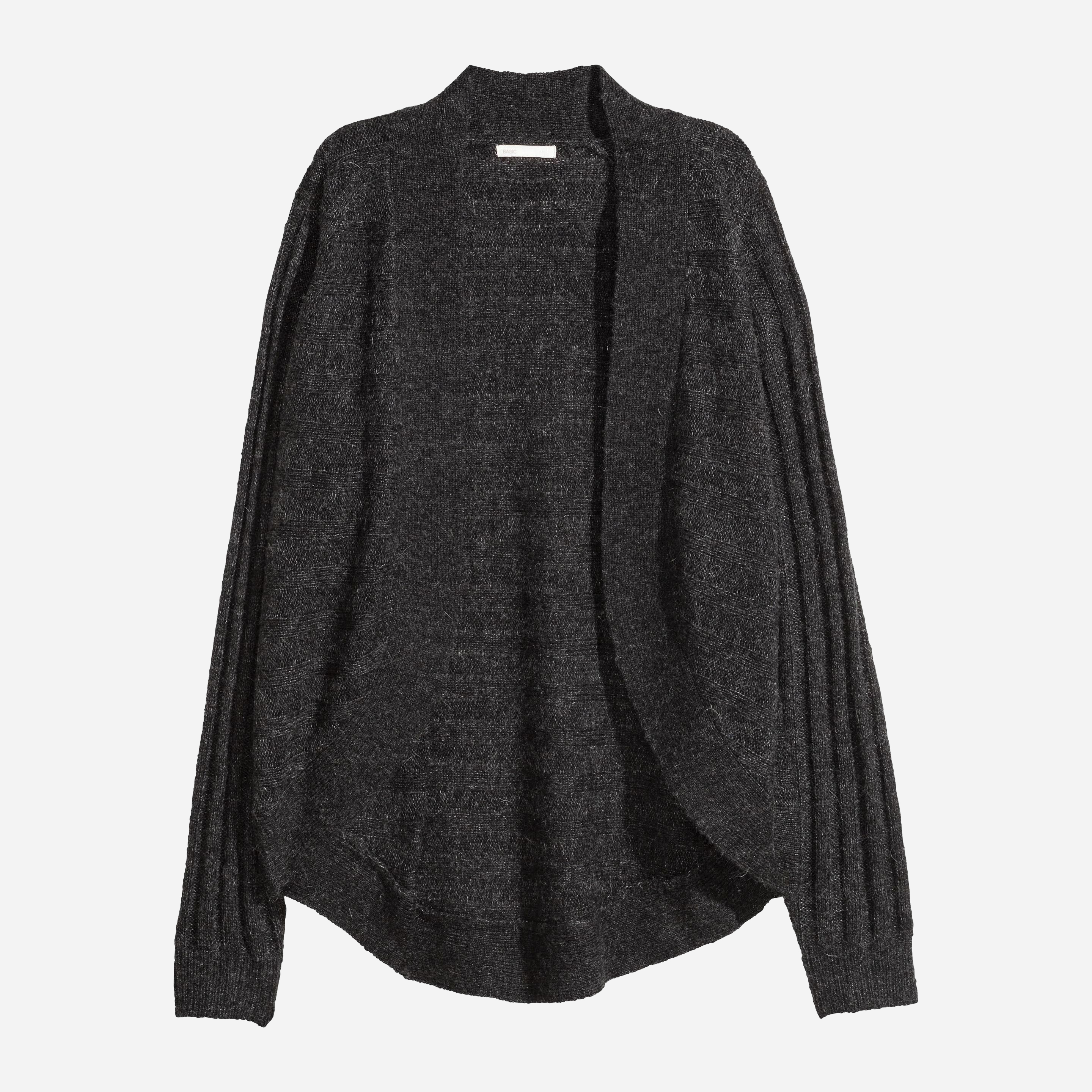 

Кардиган H&M 5538536-AANT M Черно-серый