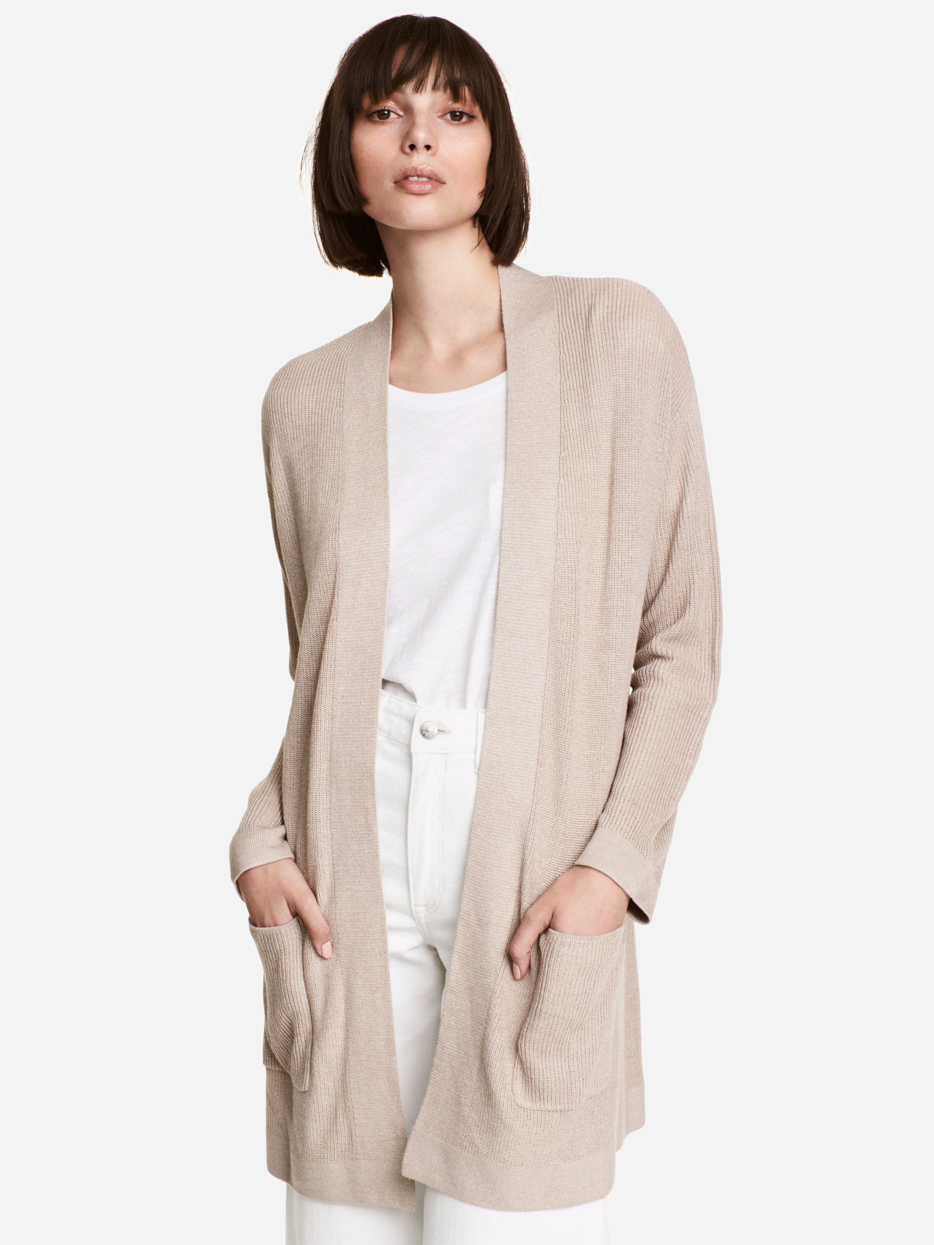 

Кардиган H&M 5223726-ACTQ XS/S Бежевый
