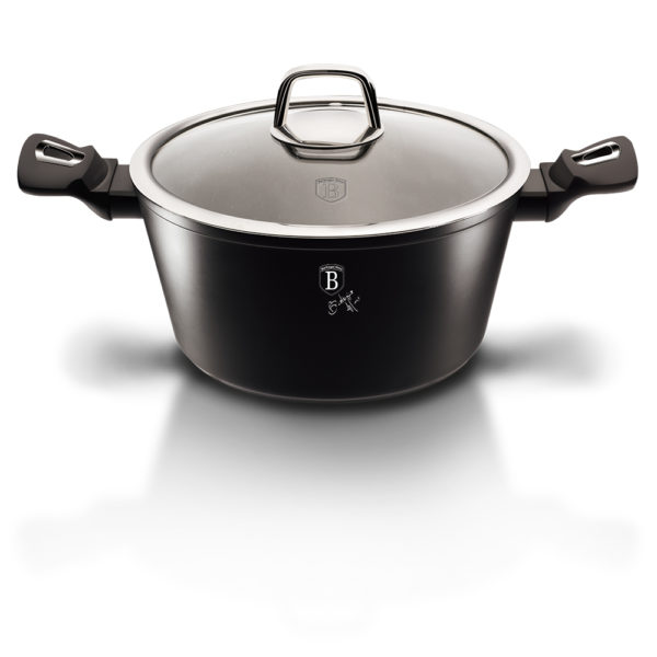 

Кастрюля Berlinger Haus BLACK SILVER Collection с крышкой 4.1 л (BH-1852)